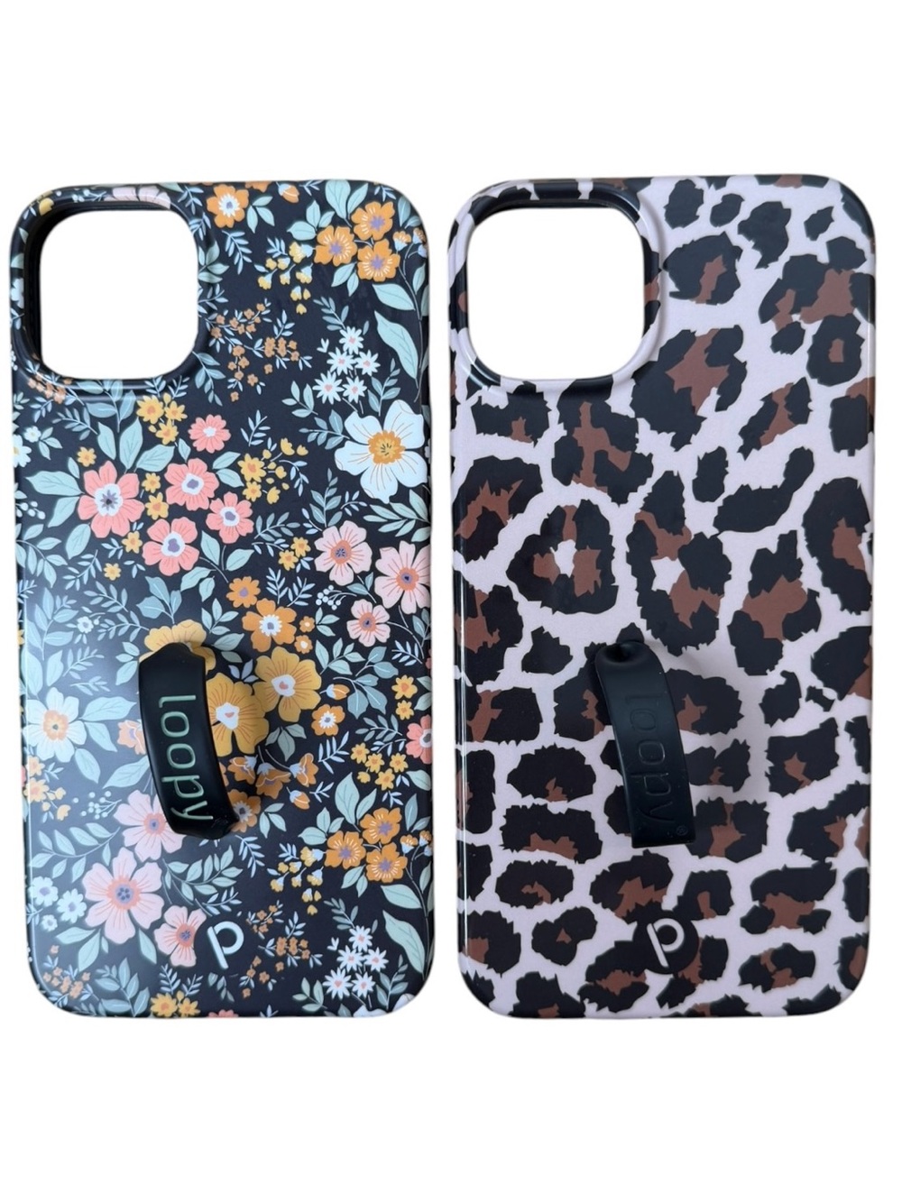 Loopy Case 14 Plus 2 Pc Set Vintage Bloom and Leopard Righty